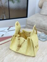 CHANEL 25 Small Bag | Yellowish | Granular Embossed Calfskin & Gold-Toned Metal - Image 8