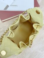 CHANEL 25 Small Bag | Yellowish | Granular Embossed Calfskin & Gold-Toned Metal - Image 9