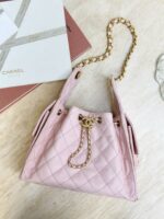 CHANEL 25 Small Bag | Pale Pink | Granular Embossed Calfskin & Gold-Toned Metal - Image 6