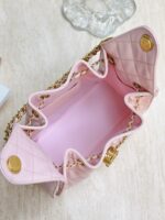 CHANEL 25 Small Bag | Pale Pink | Granular Embossed Calfskin & Gold-Toned Metal - Image 9