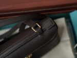 LP Extra Pocket L19 Clutch | Black / Sun Gold | Hammered Calfskin - Image 4