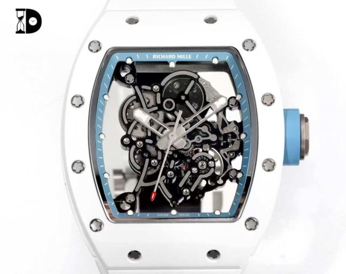 Luxury Skeleton Ceramic Watch Inspired by RM055 – 2025 Titanium & Rubber Edition | Precision Craftsmanship - Image 2