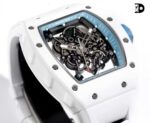 Luxury Skeleton Ceramic Watch Inspired by RM055 – 2025 Titanium & Rubber Edition | Precision Craftsmanship - Image 3