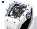 Luxury Skeleton Ceramic Watch Inspired by RM055 – 2025 Titanium & Rubber Edition | Precision Craftsmanship - Image 4