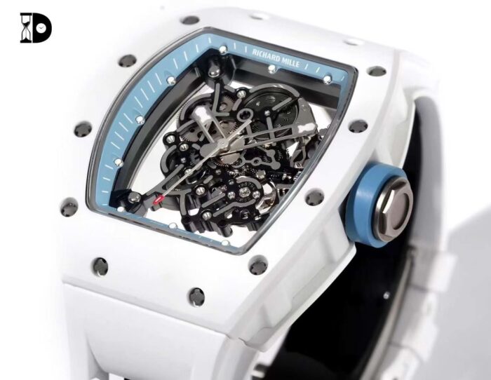 Luxury Skeleton Ceramic Watch Inspired by RM055 – 2025 Titanium & Rubber Edition | Precision Craftsmanship - Image 4