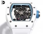 Luxury Skeleton Ceramic Watch Inspired by RM055 – 2025 Titanium & Rubber Edition | Precision Craftsmanship - Image 5