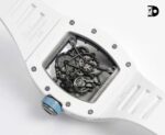 Luxury Skeleton Ceramic Watch Inspired by RM055 – 2025 Titanium & Rubber Edition | Precision Craftsmanship - Image 9