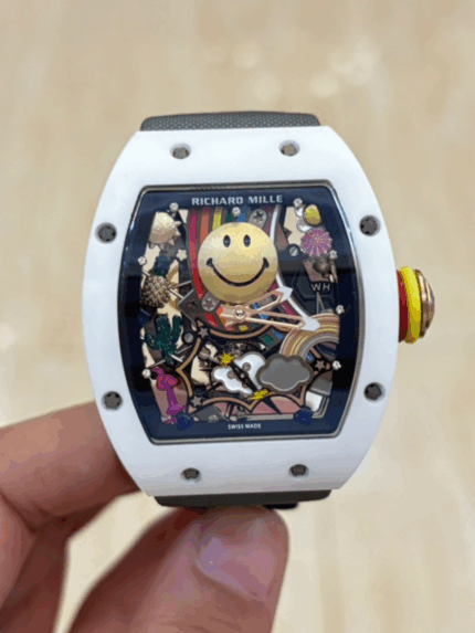 Smiley Tourbillon-Inspired Luxury Watch – V2 Integrated Movement | RM88 Style | Limited Art Piece