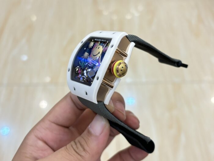 Smiley Tourbillon-Inspired Luxury Watch – V2 Integrated Movement | RM88 Style | Limited Art Piece - Image 3