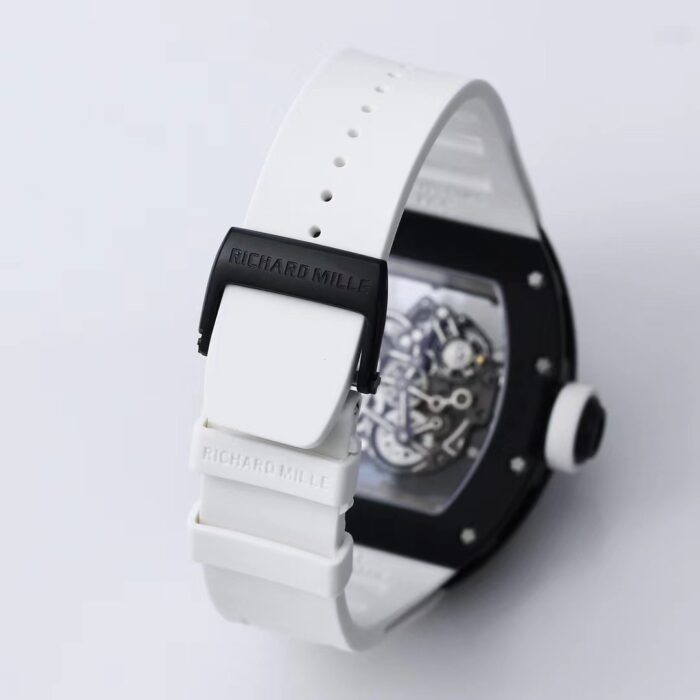 2025 Richard Mille RM055 Inspired Watch – Upgraded Double Barrel Skeleton Movement | Ceramic Case | Luxury Men’s Automatic Watch - Image 9