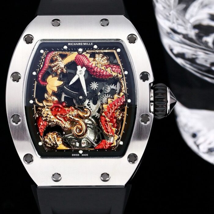 Richard Mille RM057 Jackie Chan Dragon Tourbillon – Hand-Sculpted Gold Dragon | Limited Edition Masterpiece - Image 4