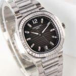 Patek Philippe Nautilus 7014 Ladies Watch – White Gold & Diamond Limited Edition | Elegant & Rare Luxury Timepiece - Image 5