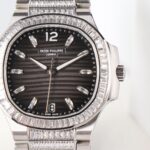 Patek Philippe Nautilus 7014 Ladies Watch – White Gold & Diamond Limited Edition | Elegant & Rare Luxury Timepiece - Image 6