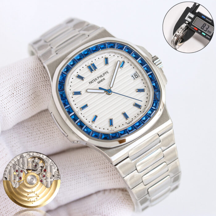 Patek Philippe Nautilus 5711 Diamond Edition | E7 Factory | Cal.324 Automatic | 40mm Steel Watch - Image 2