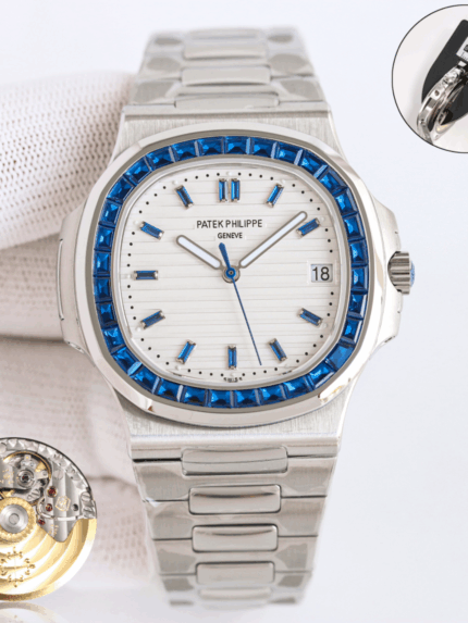 Patek Philippe Nautilus 5711 Diamond Edition | E7 Factory | Cal.324 Automatic | 40mm Steel Watch