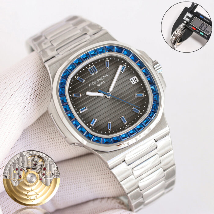 Patek Philippe Nautilus 5711 Diamond Edition | E7 Factory | Cal.324 Automatic | 40mm Steel Watch - Image 3