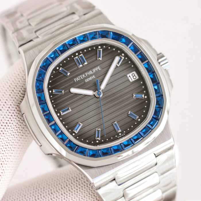 Patek Philippe Nautilus 5711 Diamond Edition | E7 Factory | Cal.324 Automatic | 40mm Steel Watch - Image 6