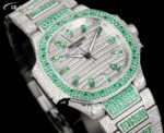 Patek Philippe Nautilus 7118 Ladies Full Diamond Watch – Ruby, Sapphire, Emerald | GR Factory 2025 Luxury Edition - Image 4