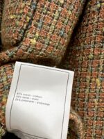 Elegant Contrast-Trim Wool Tweed Set – Blazer & Pleated Skirt | Fall/Winter Collection - Image 7