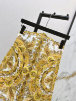 ZimmenM Baroque-Inspired Luxury Resort Set – Embroidered Blouse & Fitted Skirt - Image 10