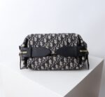 D-Journey Small Bag – Blue Lambskin, 25.5 × 14.5 × 14 cm, 2025 Spring-Summer Collection - Image 7