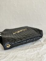 Oversized Nappa Leather Quilted Tote with Le Cassandre Accent – Antique Bronze Hardware - Image 3