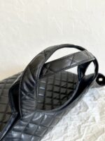 Oversized Nappa Leather Quilted Tote with Le Cassandre Accent – Antique Bronze Hardware - Image 4