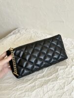 Oversized Nappa Leather Quilted Tote with Le Cassandre Accent – Antique Bronze Hardware - Image 10