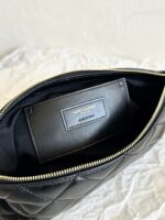 Oversized Nappa Leather Quilted Tote with Le Cassandre Accent – Antique Bronze Hardware - Image 11