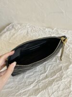 Oversized Nappa Leather Quilted Tote with Le Cassandre Accent – Antique Bronze Hardware - Image 12