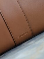 Luxury Y Initial Tote Bag – Diamond Red, Smooth Calf Leather with Suede Lining - Image 3
