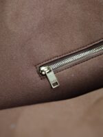 Luxury Y Initial Tote Bag – Diamond Red, Smooth Calf Leather with Suede Lining - Image 8