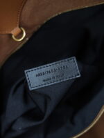 Luxury Y Initial Tote Bag – Diamond Red, Smooth Calf Leather with Suede Lining - Image 9