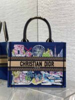 Summer Souvenir Capsule Tote Bag – Limited Edition Embroidered City Motif, Large Capacity