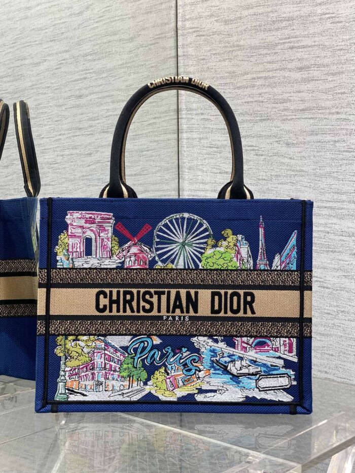 Summer Souvenir Capsule Tote Bag – Limited Edition Embroidered City Motif, Large Capacity - Image 1