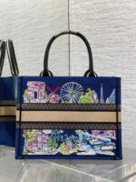 Summer Souvenir Capsule Tote Bag – Limited Edition Embroidered City Motif, Large Capacity - Image 4