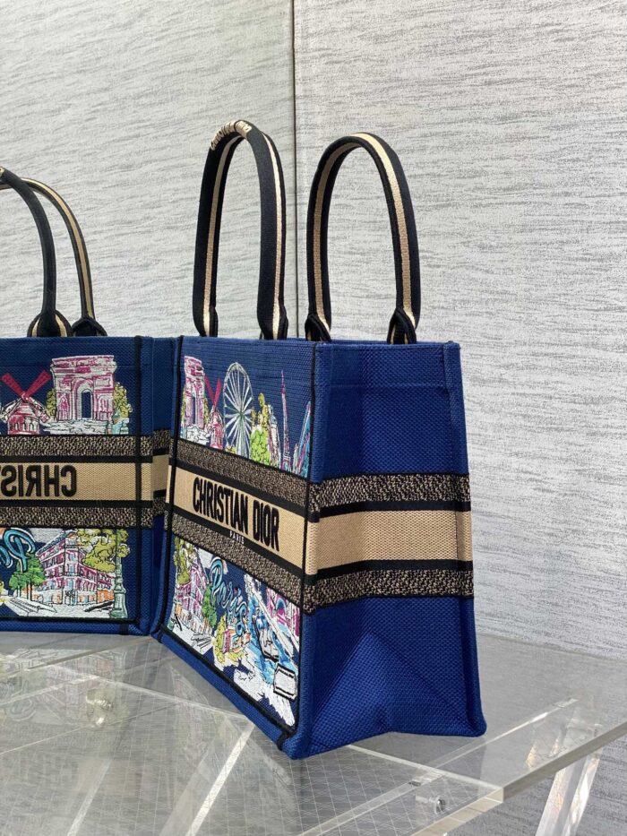 Summer Souvenir Capsule Tote Bag – Limited Edition Embroidered City Motif, Large Capacity - Image 6