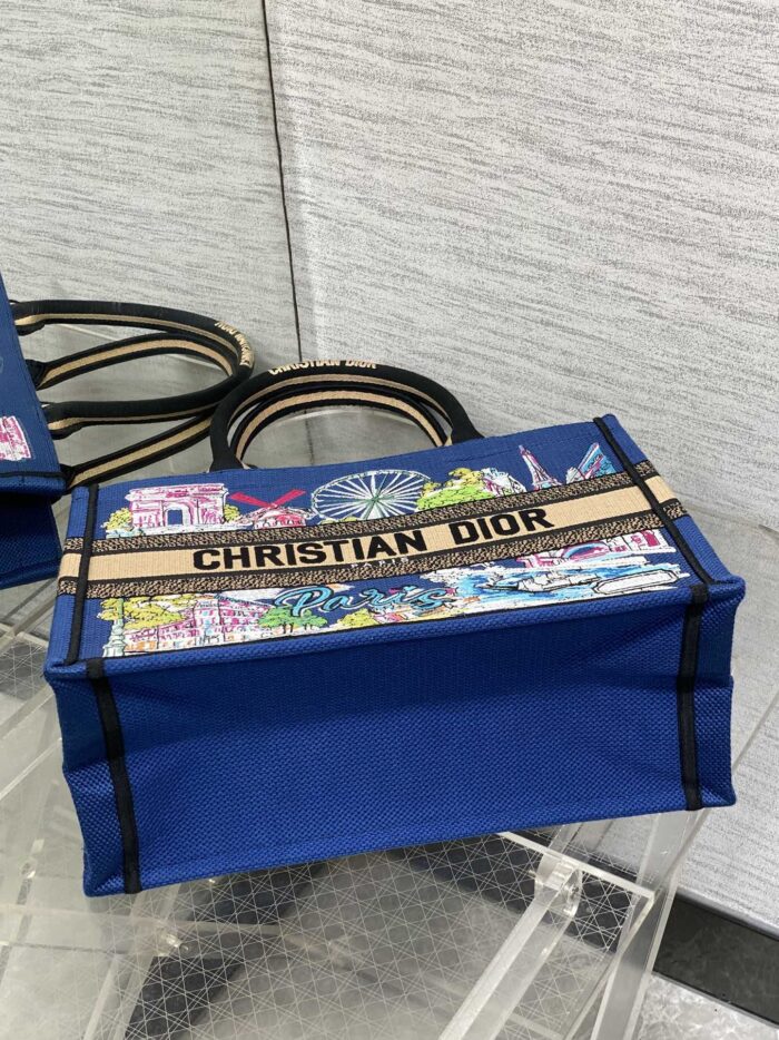 Summer Souvenir Capsule Tote Bag – Limited Edition Embroidered City Motif, Large Capacity - Image 7