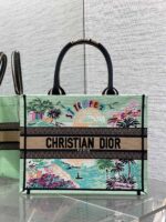 Summer Souvenir Capsule Tote Bag – Limited Edition Embroidered City Motif, Large Capacity