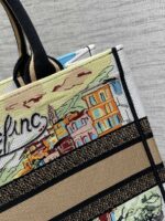 Summer Souvenir Capsule Tote Bag – Limited Edition Embroidered City Motif, Large Capacity - Image 5