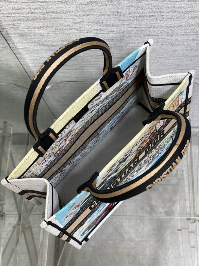 Summer Souvenir Capsule Tote Bag – Limited Edition Embroidered City Motif, Large Capacity - Image 8