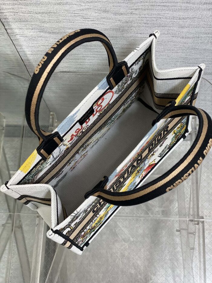 Summer Souvenir Capsule Tote Bag – Limited Edition Embroidered City Motif, Large Capacity - Image 8