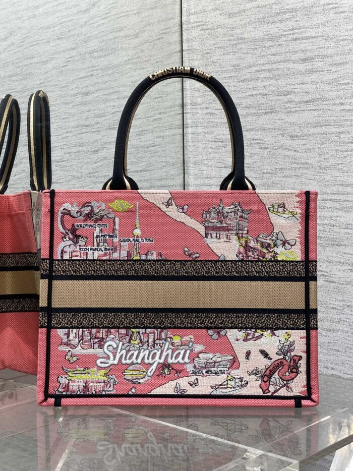 Summer Souvenir Capsule Tote Bag – Limited Edition Embroidered City Motif, Large Capacity - Image 4