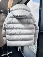 Moncler Women’s Maya Matte Down Jacket – Pink, White, Pearl Gray | Sizes 1–5 - Image 3
