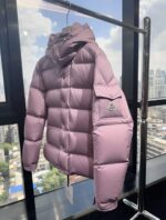 Moncler Women’s Maya Matte Down Jacket – Pink, White, Pearl Gray | Sizes 1–5 - Image 6