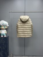 Moncler Argenno Women’s Short Down Jacket with Belt – Black, Ivory, Champagne | Sizes 1–4 - Image 7