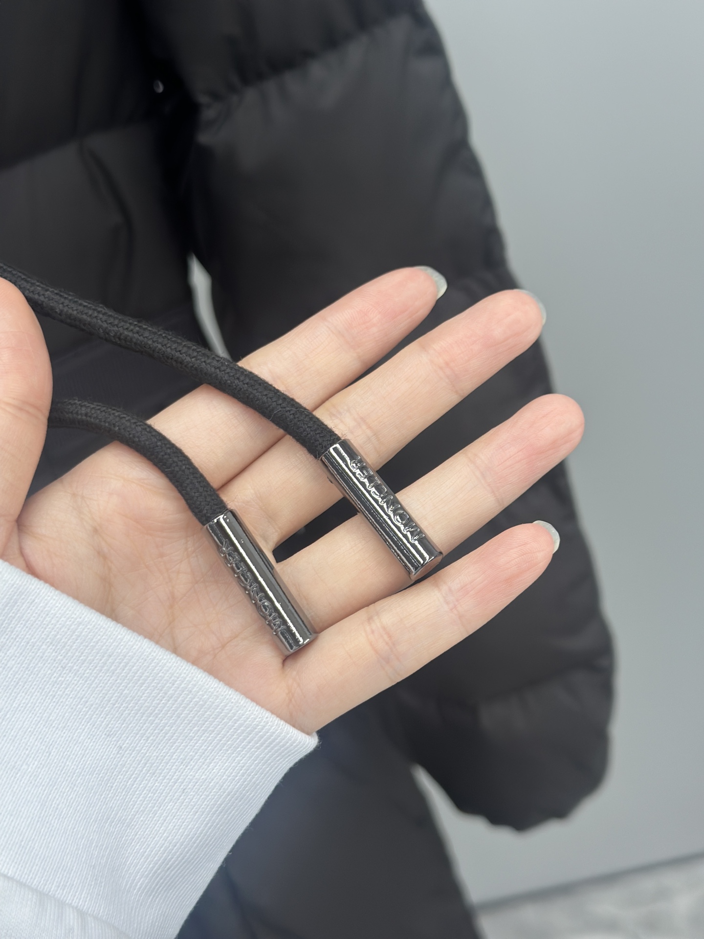 wsxc1758264417419_5 Moncler Faucon Women’s Long Down Coat with Hood – Black | Sizes 0–3 | Winter Collection - Image 6