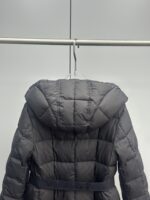Moncler Faucon Women’s Long Down Coat with Hood – Black | Sizes 0–3 | Winter Collection - Image 8