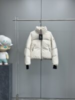 Moncler Klais Women’s Ski Jacket – 24FW Outdoor Performance Down | White, Black | Sizes 0–3 - Image 8