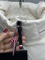 Moncler Klais Women’s Ski Jacket – 24FW Outdoor Performance Down | White, Black | Sizes 0–3 - Image 10